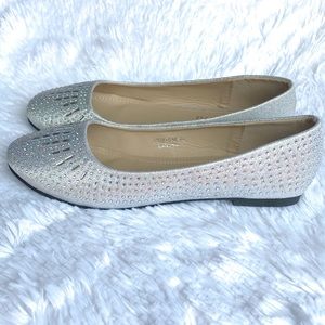 champagne platform heels